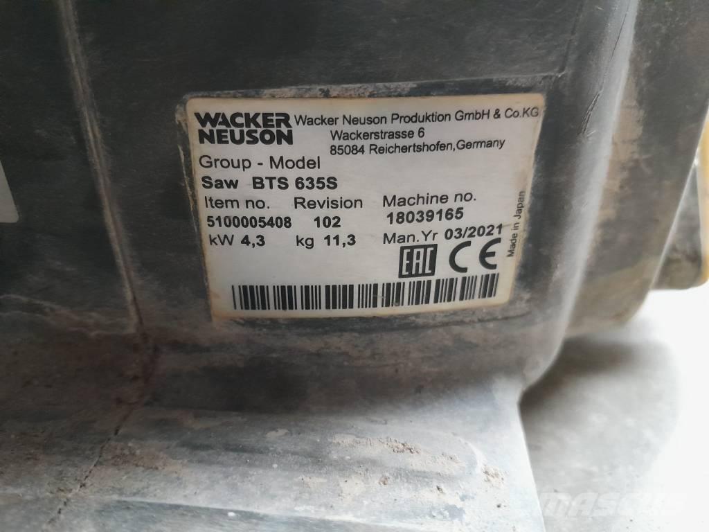 Wacker Neuson BFS635 Kő és Betonvágó eszközök