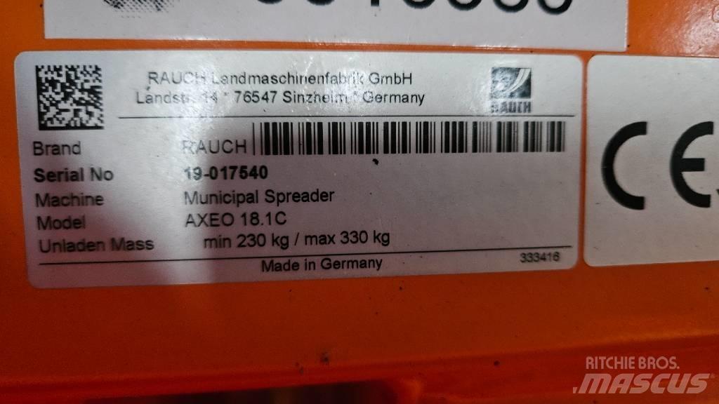 Rauch Axeo 18.1C Homok és Sószórók