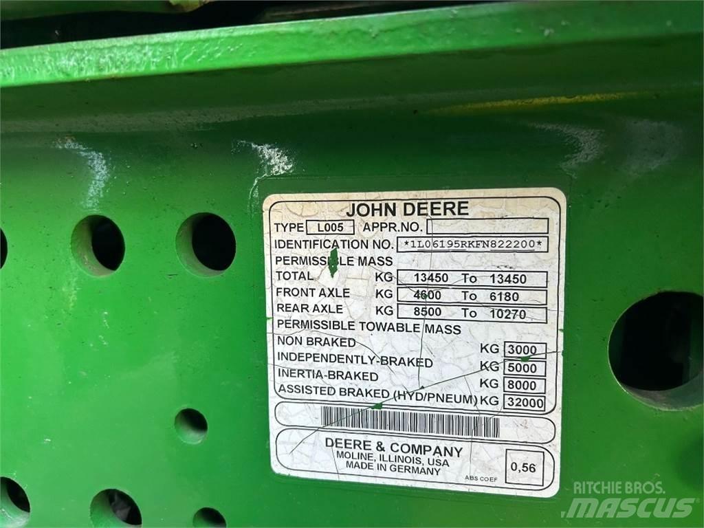 John Deere 6195R Traktorok
