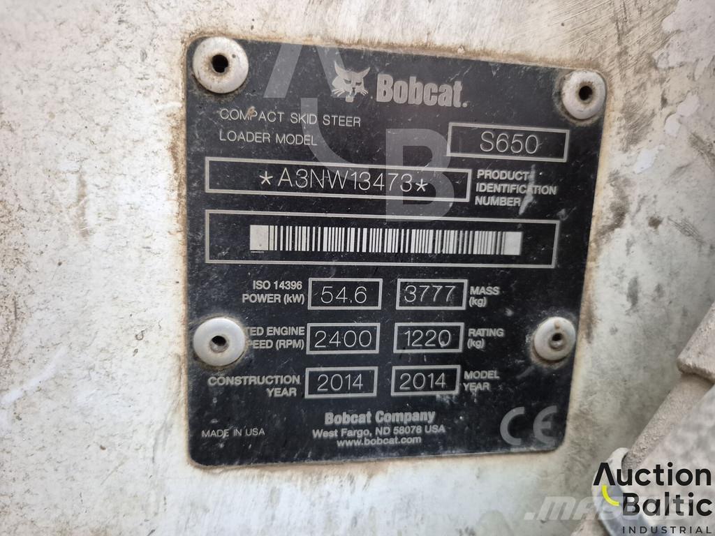 Bobcat S 650 Kompaktrakodók