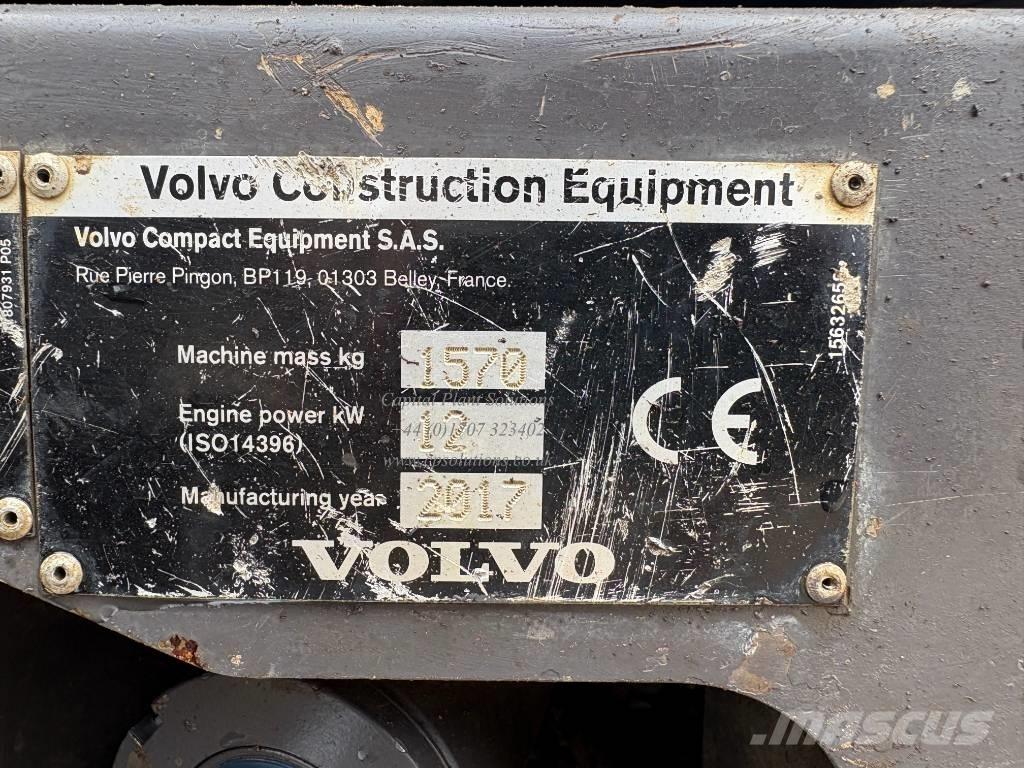 Volvo EC 15 D Mini kotrók < 7t
