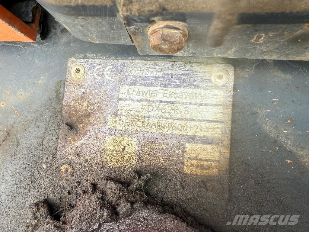 Doosan DX 62 R-3 Mini kotrók < 7t