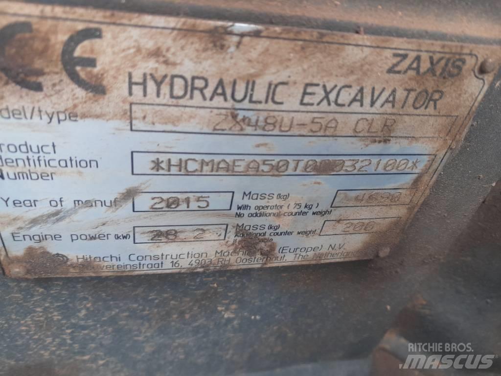 Hitachi ZX 40 Mini kotrók < 7t