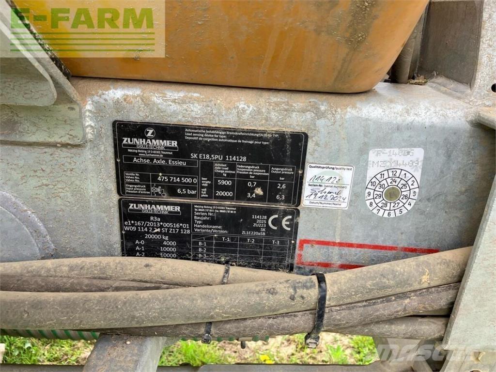  18500 Tartályos félpótkocsik