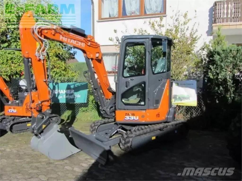 Hitachi zx 33 u-6 Gumikerekes kotrók