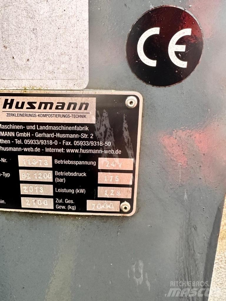 Husmann BZ1200 Fa hántoló, vágó, aprító