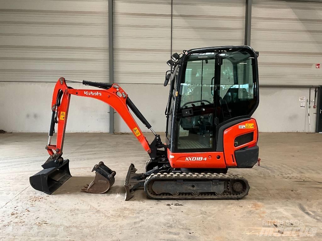 Kubota KX 018-4 Mini kotrók < 7t