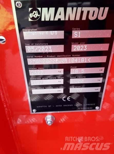 Manitou TMM25 4W Teherautóra szerelt targonca