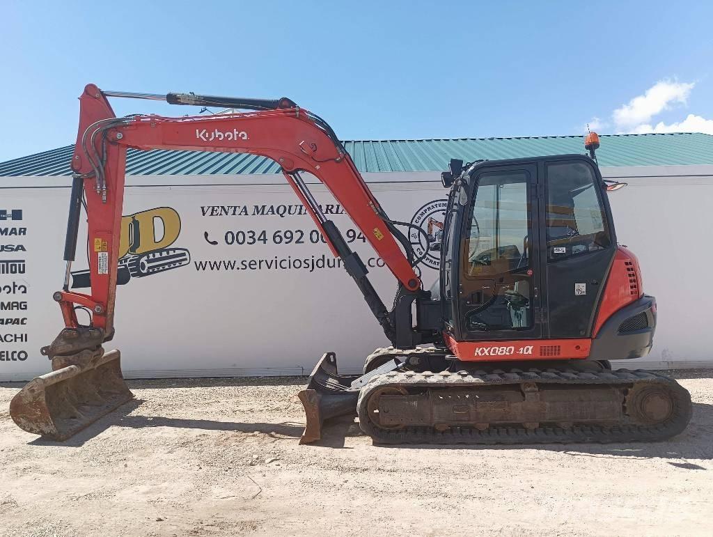 Kubota KX 080-4 Közepes (midi) kotrók 7 t - 12 t