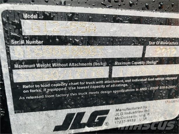 JLG G 12-55 A Teleszkópos rakodók