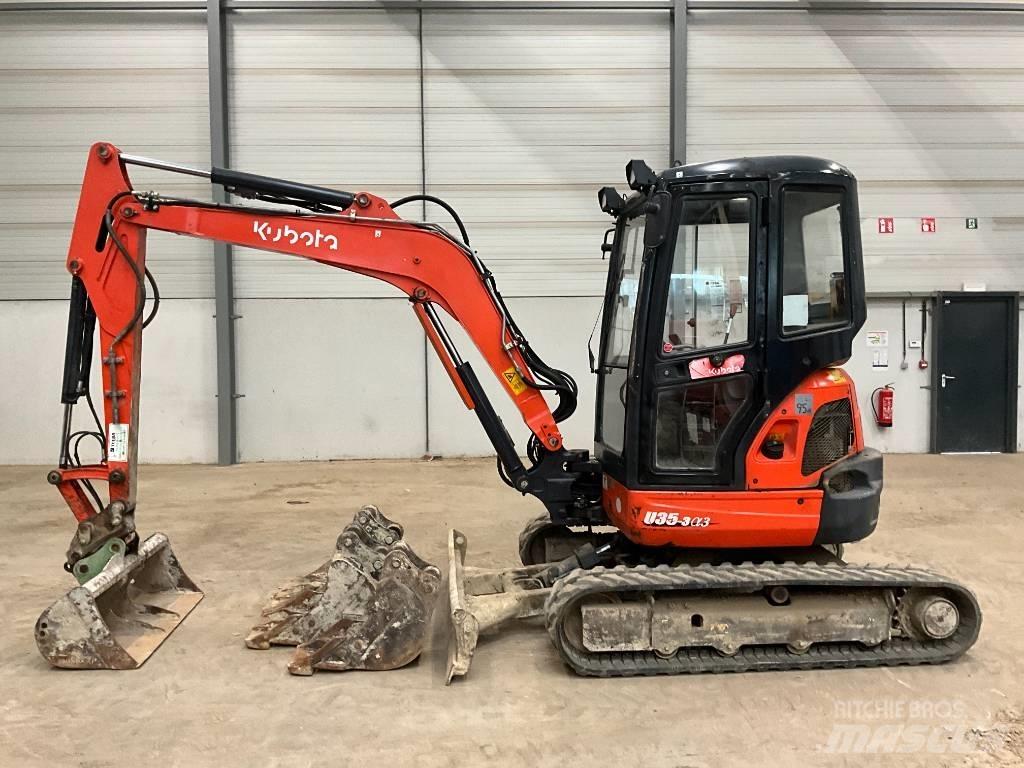 Kubota U 35-3 A 3 Mini kotrók < 7t