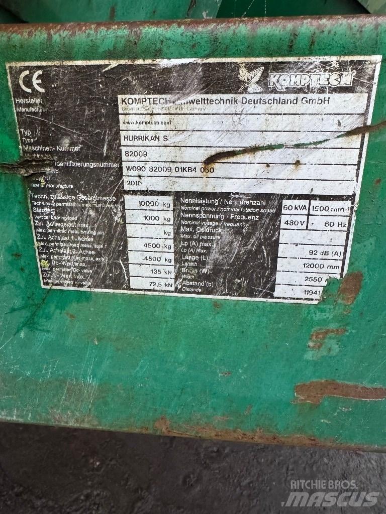 Komptech Hurrikan s Válogató berendezések