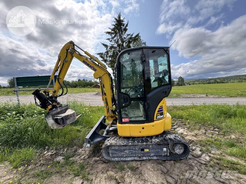 Komatsu PC 26 MR Mini kotrók < 7t