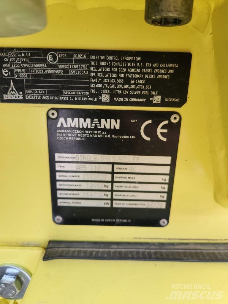 Ammann ARS 110 Egydobos hengerek