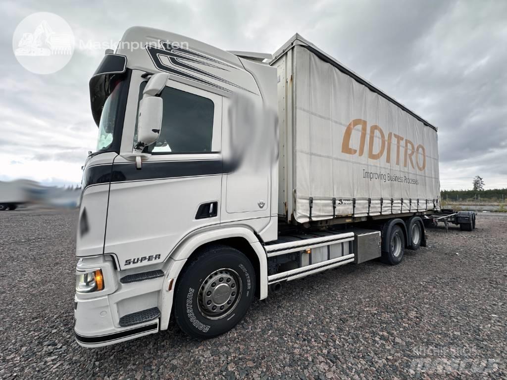 Scania R 580 Konténer keretes / Konténeres teherautók