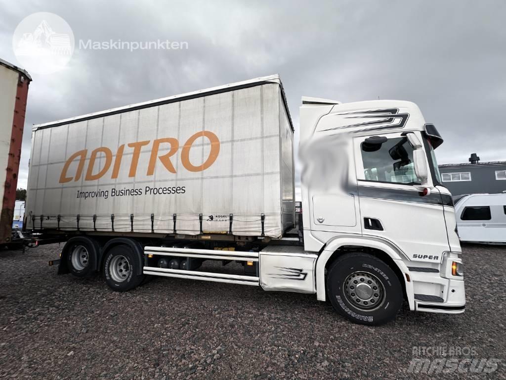 Scania R 580 Konténer keretes / Konténeres teherautók