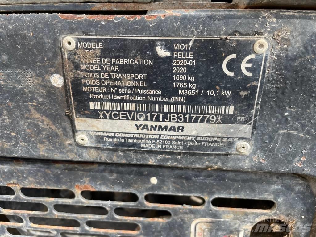 Yanmar Vio 17 U Mini kotrók < 7t