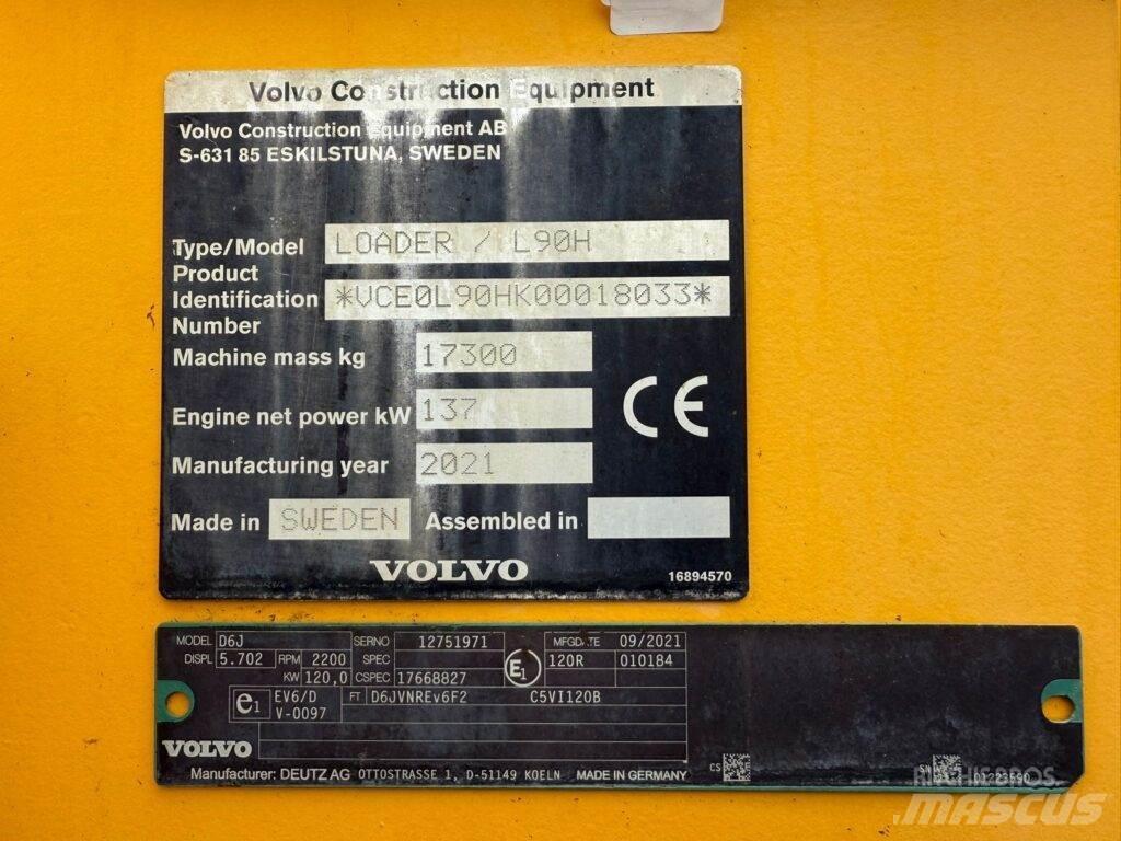 Volvo L90H Gumikerekes homlokrakodók
