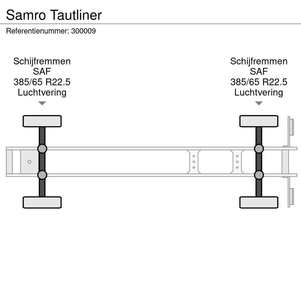 Samro Tautliner Elhúzható ponyvás félpótkocsik