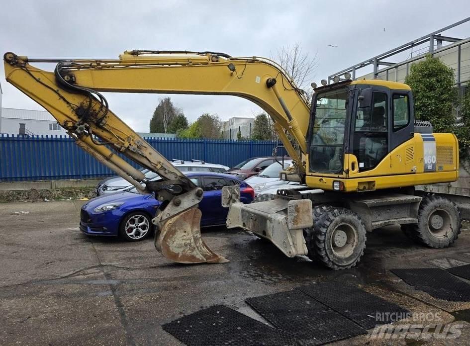 Komatsu PW 160-7 Gumikerekes kotrók
