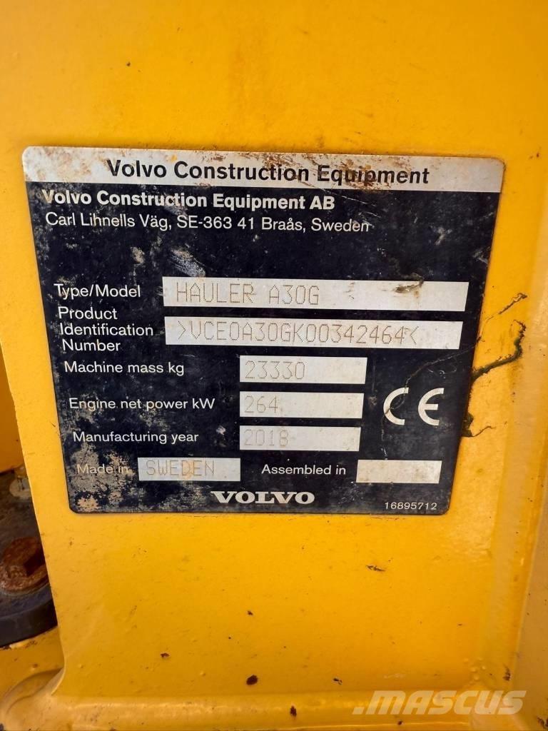 Volvo A 30 G Csuklósdömperek