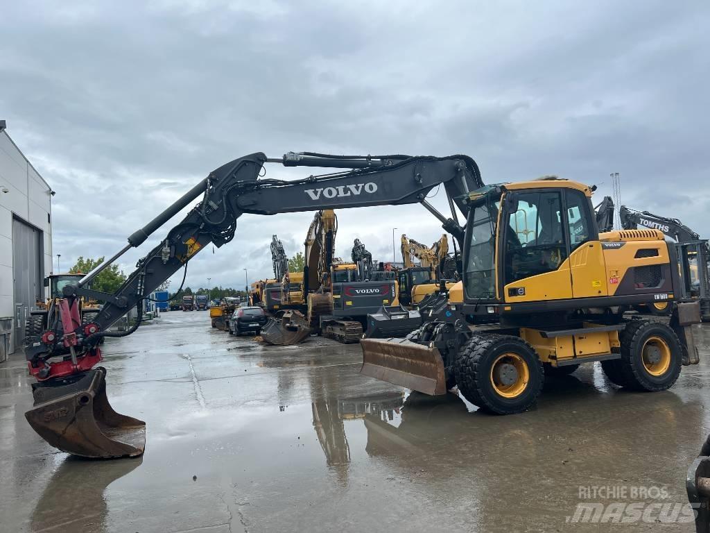 Volvo EW160D Gumikerekes kotrók