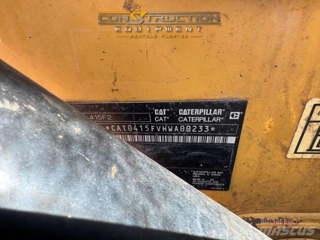 CAT 415F 2 Kotrórakodók