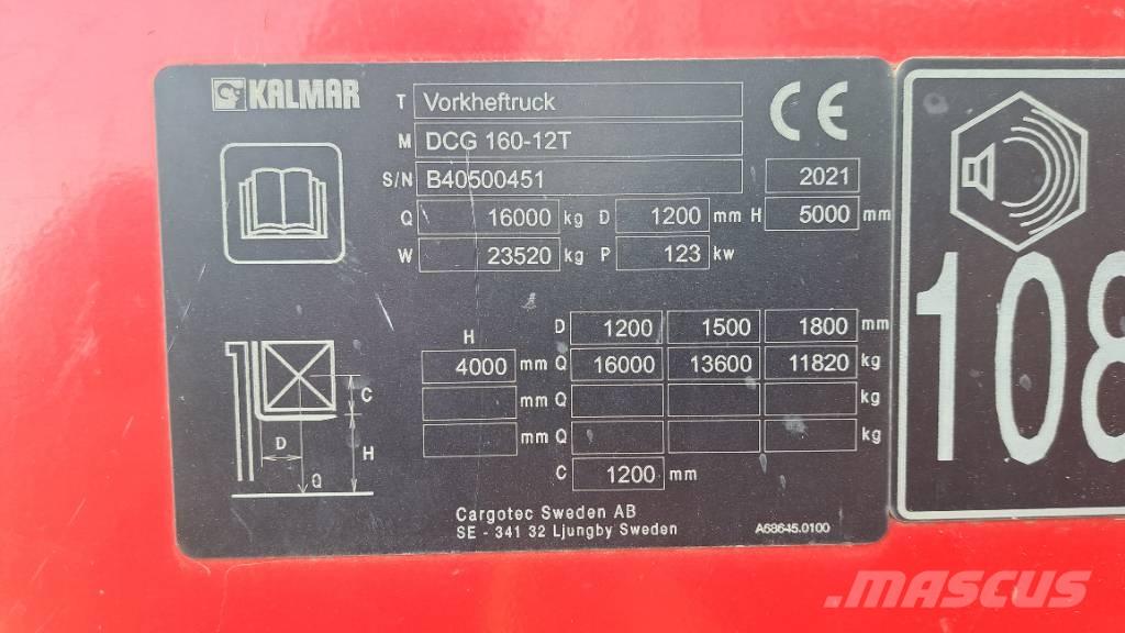 Kalmar DCG160-12T Építőipar - Egyebek