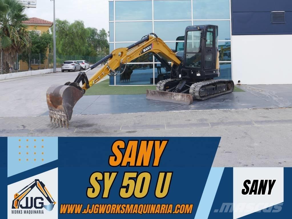 Sany SY 50 U Mini kotrók < 7t