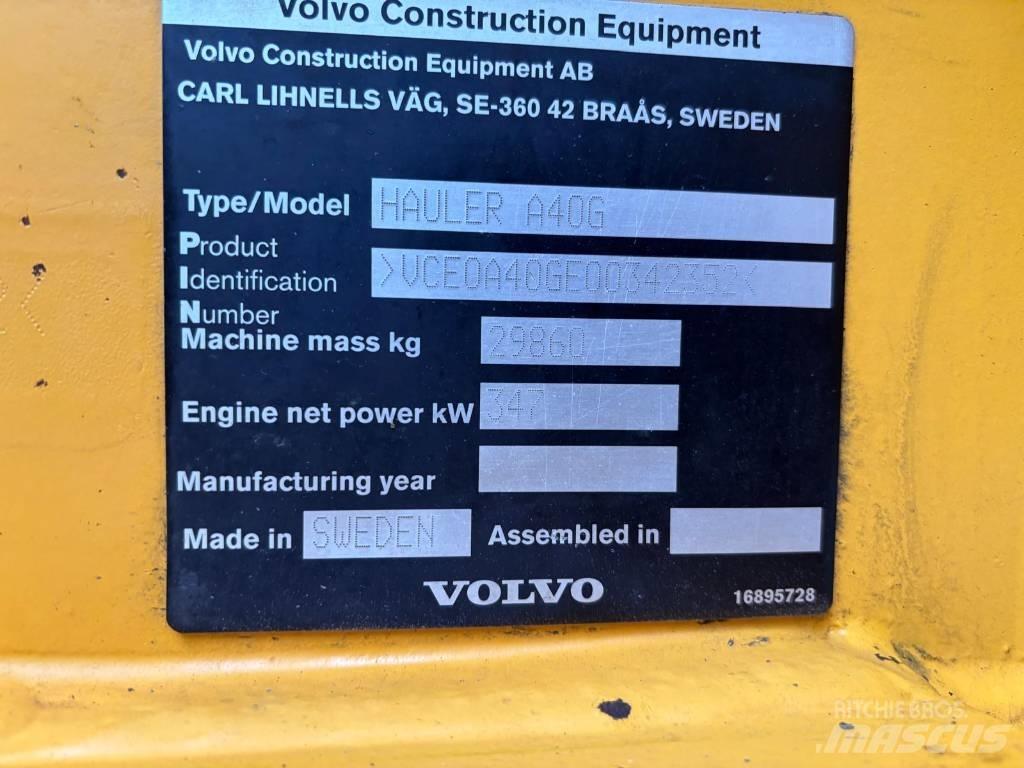 Volvo A 40 G Csuklósdömperek