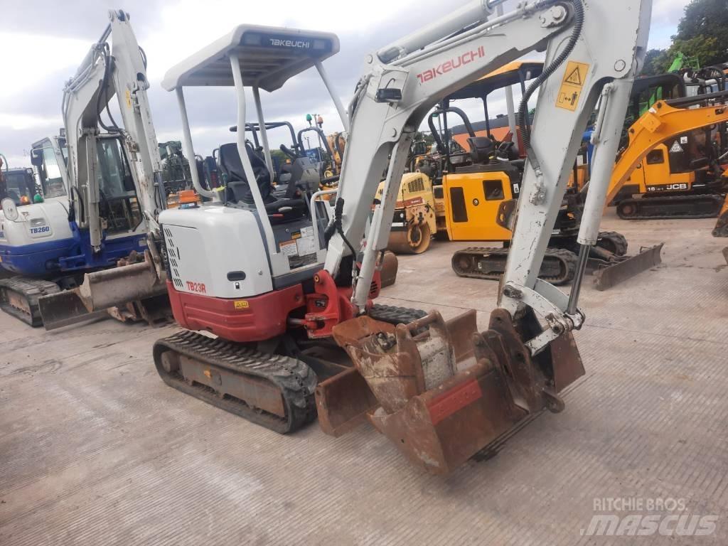Takeuchi TB23R Mini kotrók < 7t
