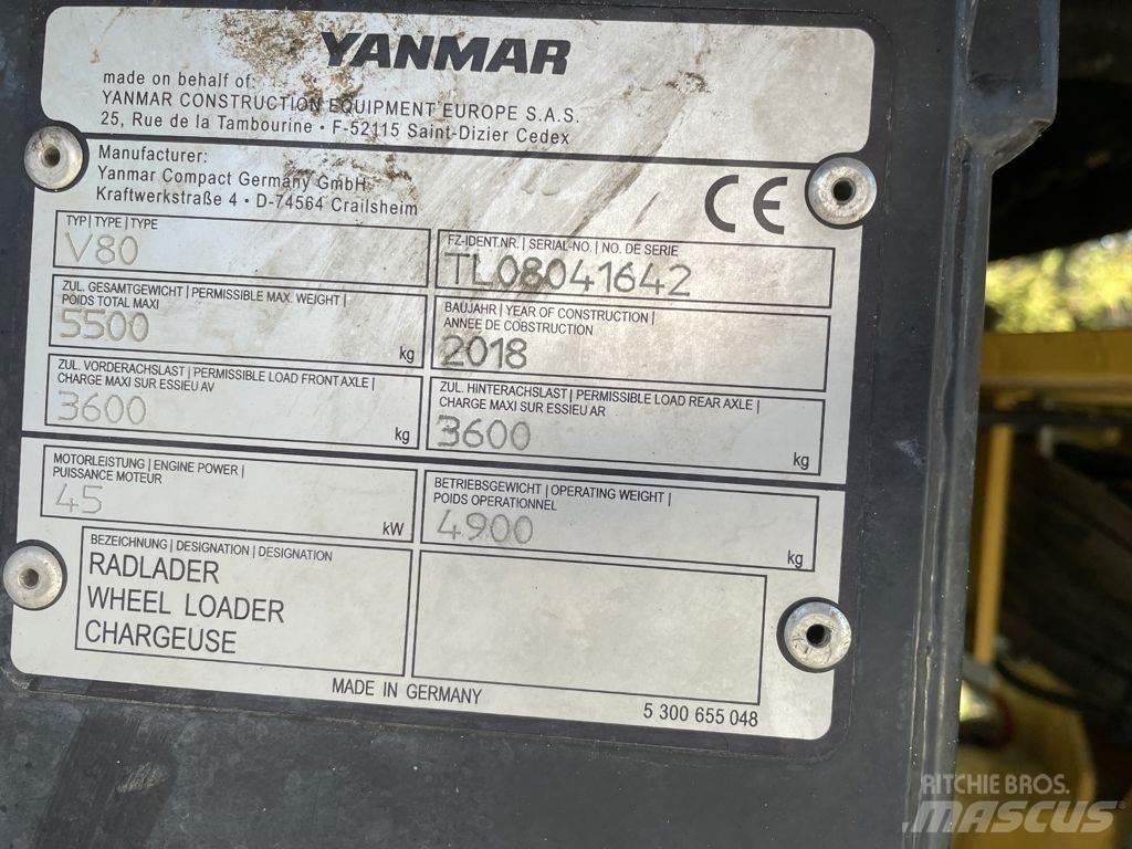 Yanmar V80 Gumikerekes homlokrakodók