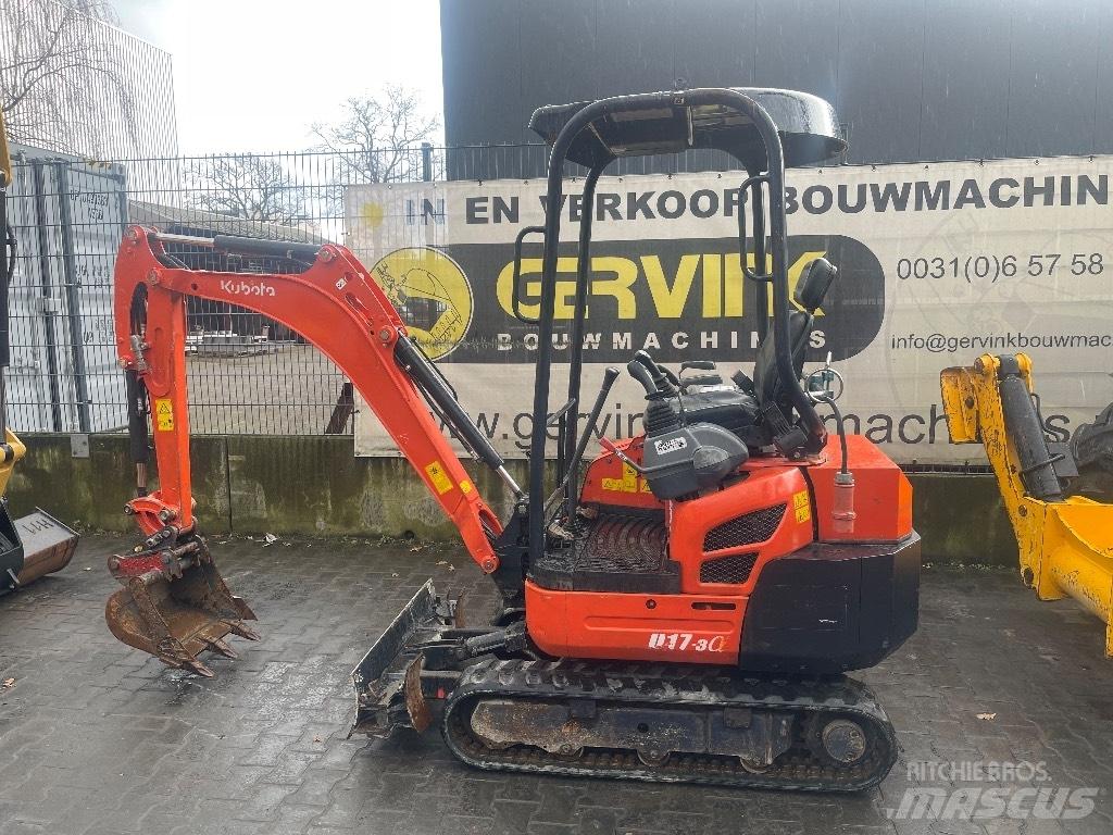 Kubota U17-3 hybride Mini kotrók < 7t
