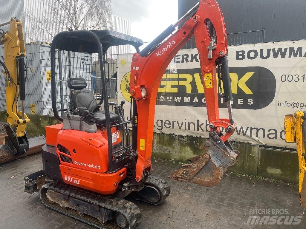 Kubota U17-3 hybride Mini kotrók < 7t