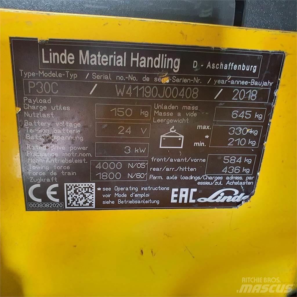 Linde P30C Vontatótargonca