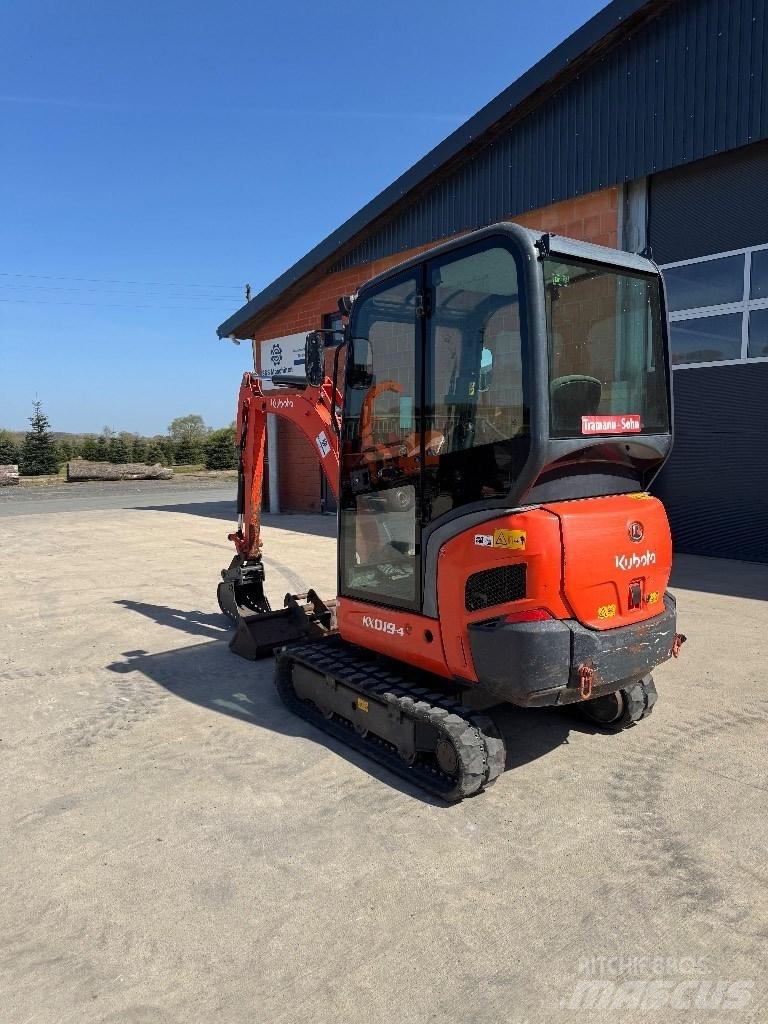 Kubota KX 019-4 Mini kotrók < 7t