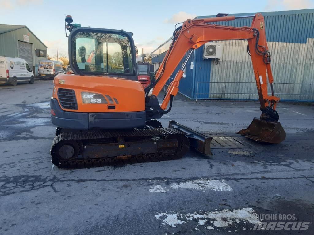 Doosan DX 63-3 Lánctalpas kotrók
