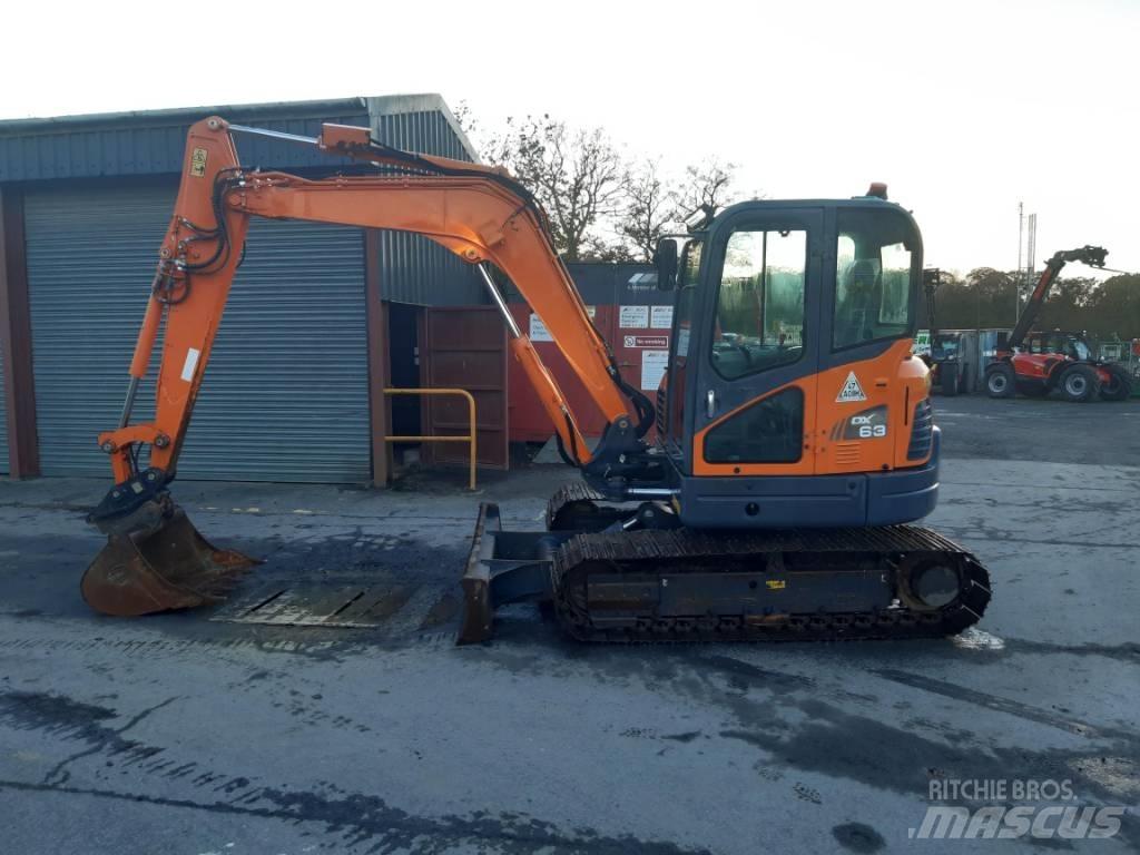 Doosan DX 63-3 Lánctalpas kotrók