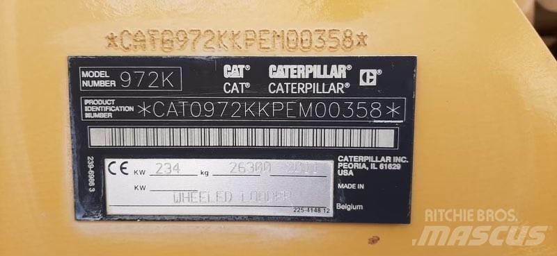 CAT 972K Gumikerekes homlokrakodók