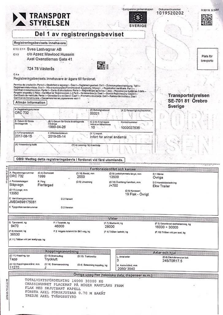EKW 732 Mélybölcsős félpótkocsik