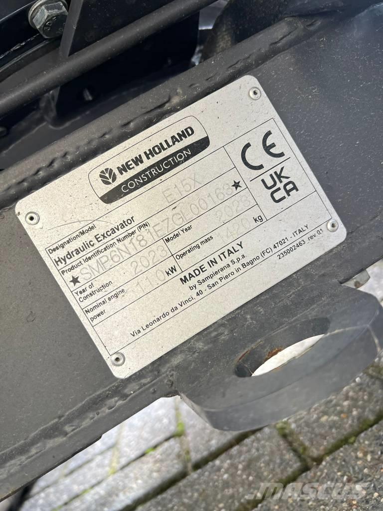 New Holland E 15 X Mini kotrók < 7t