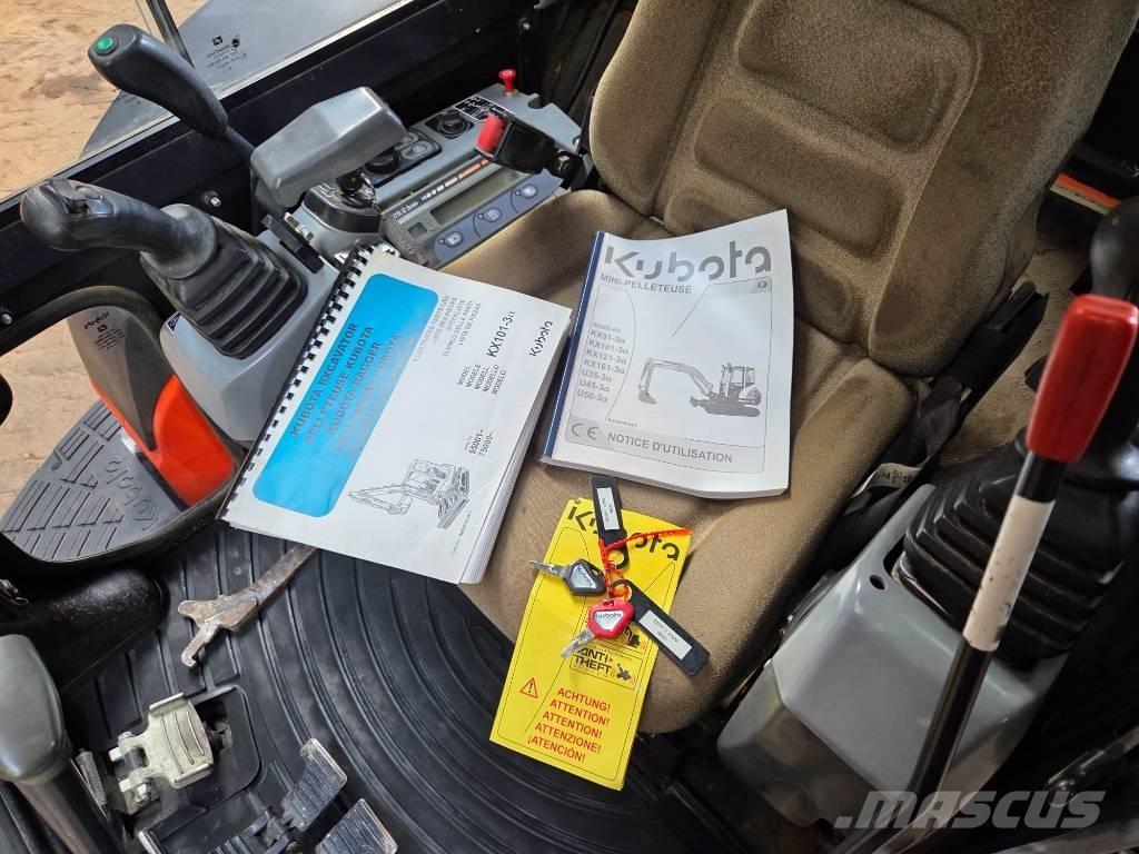 Kubota KX 101-3 A Mini kotrók < 7t