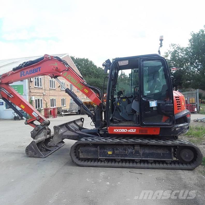 Kubota KX080-4a2 Közepes (midi) kotrók 7 t - 12 t