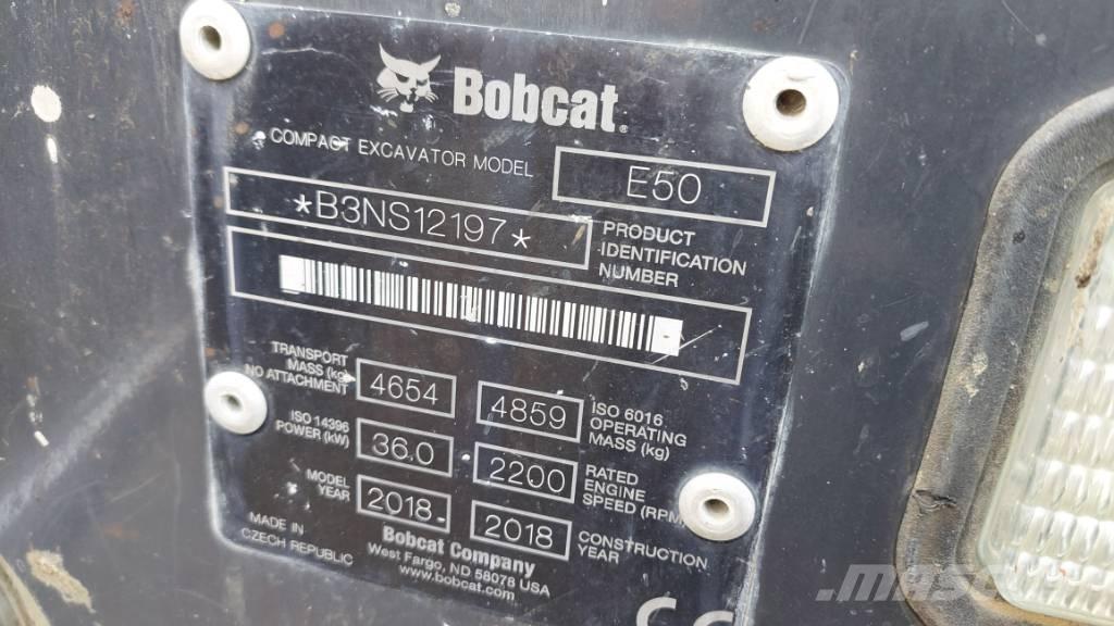 Bobcat E-50 BB-E50 Lánctalpas kotrók