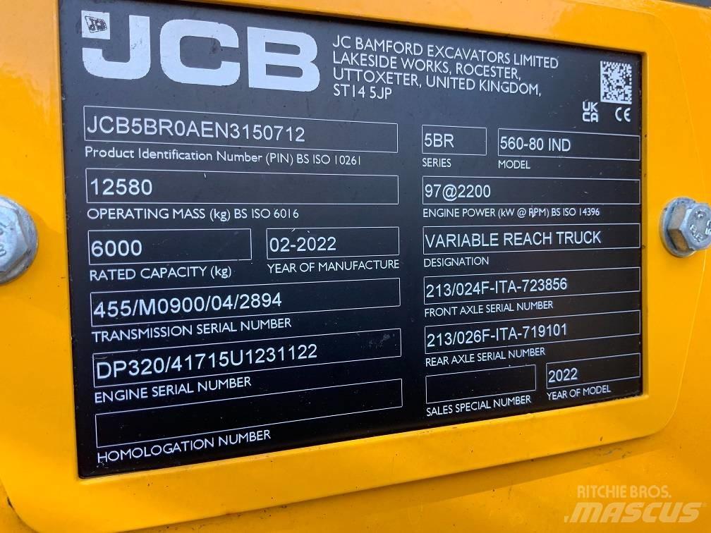 JCB 560-80 Teleszkópos rakodók