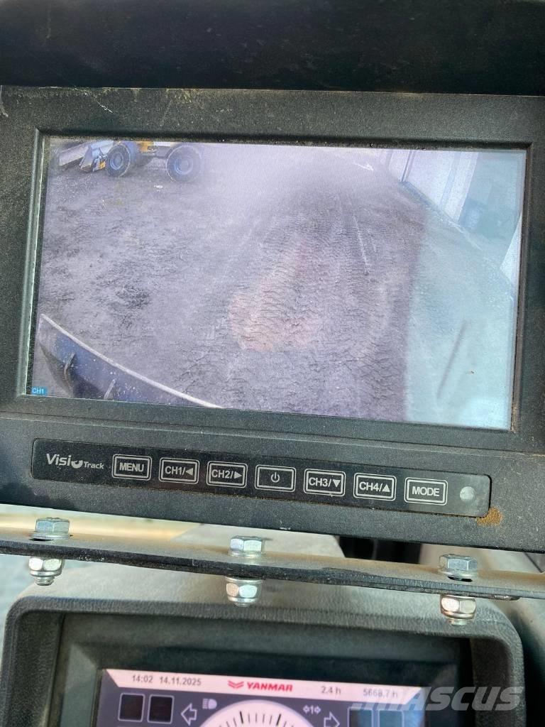 Yanmar B 95 W Gumikerekes kotrók