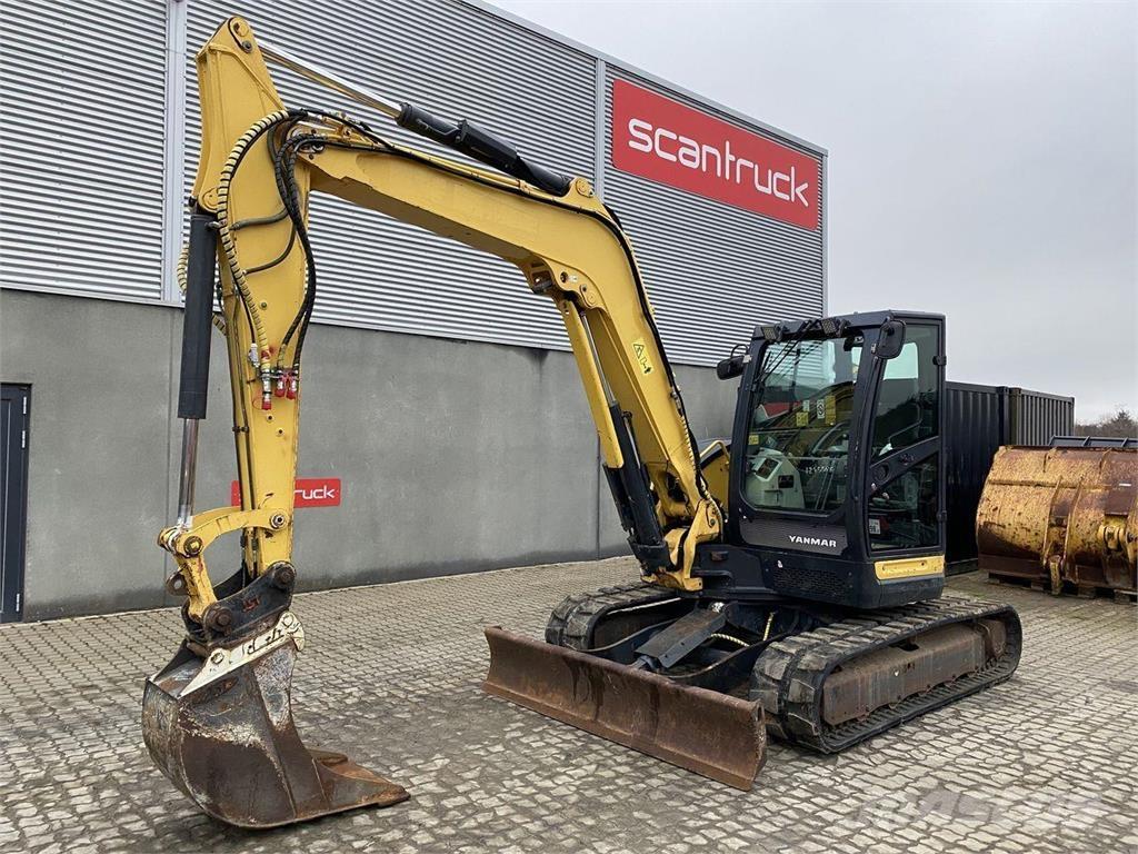 Yanmar VIO80-1A Gumikerekes kotrók