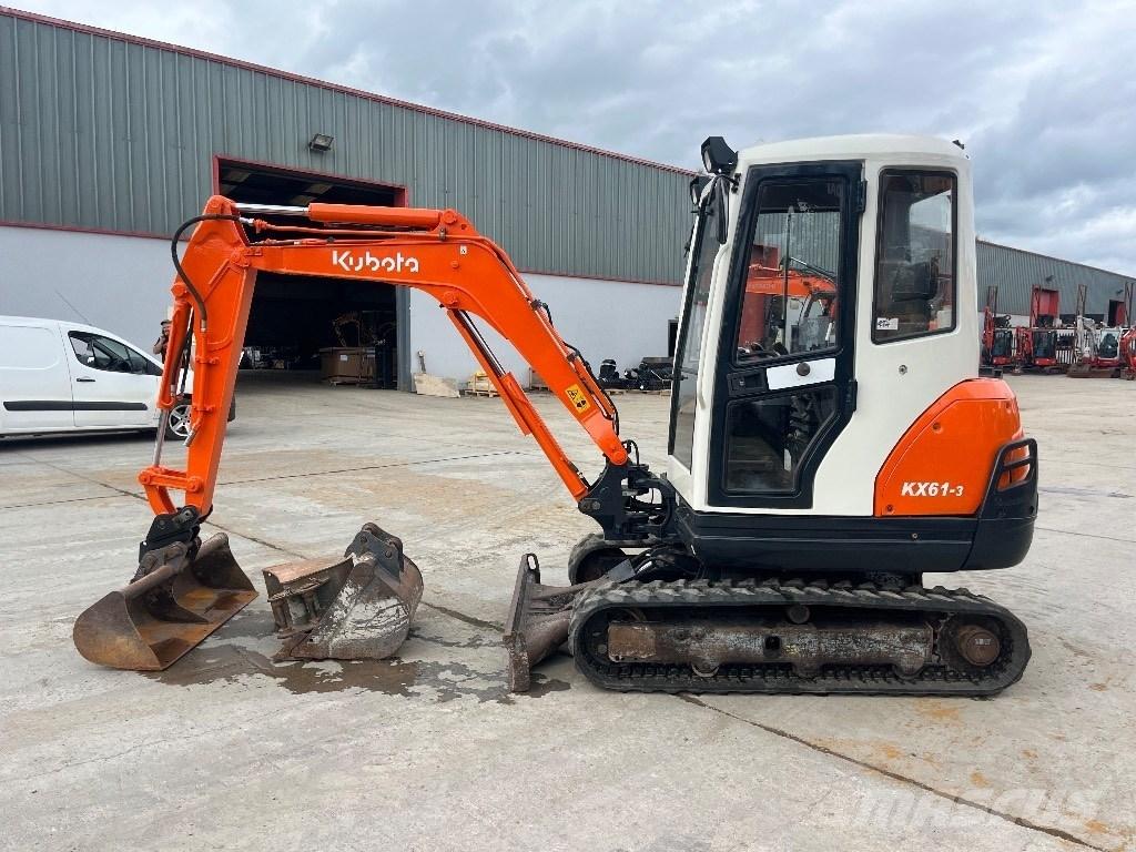 Kubota KX 61-3 Mini kotrók < 7t