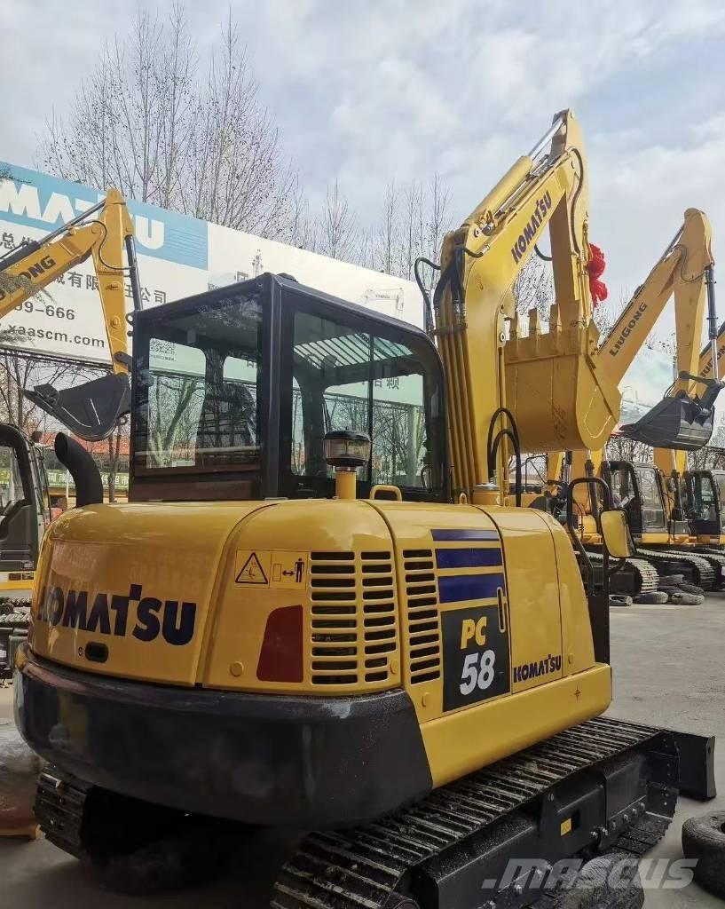 Komatsu PC 58 Mini kotrók < 7t
