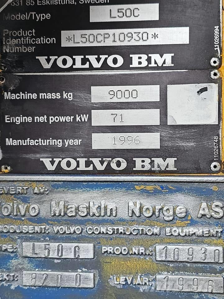 Volvo L 50 C Gumikerekes homlokrakodók